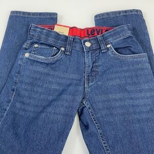 Levi's Boys 8 Blue 511 Slim Flex Stretch Jeans New Adjustable‎ Waistband NEW